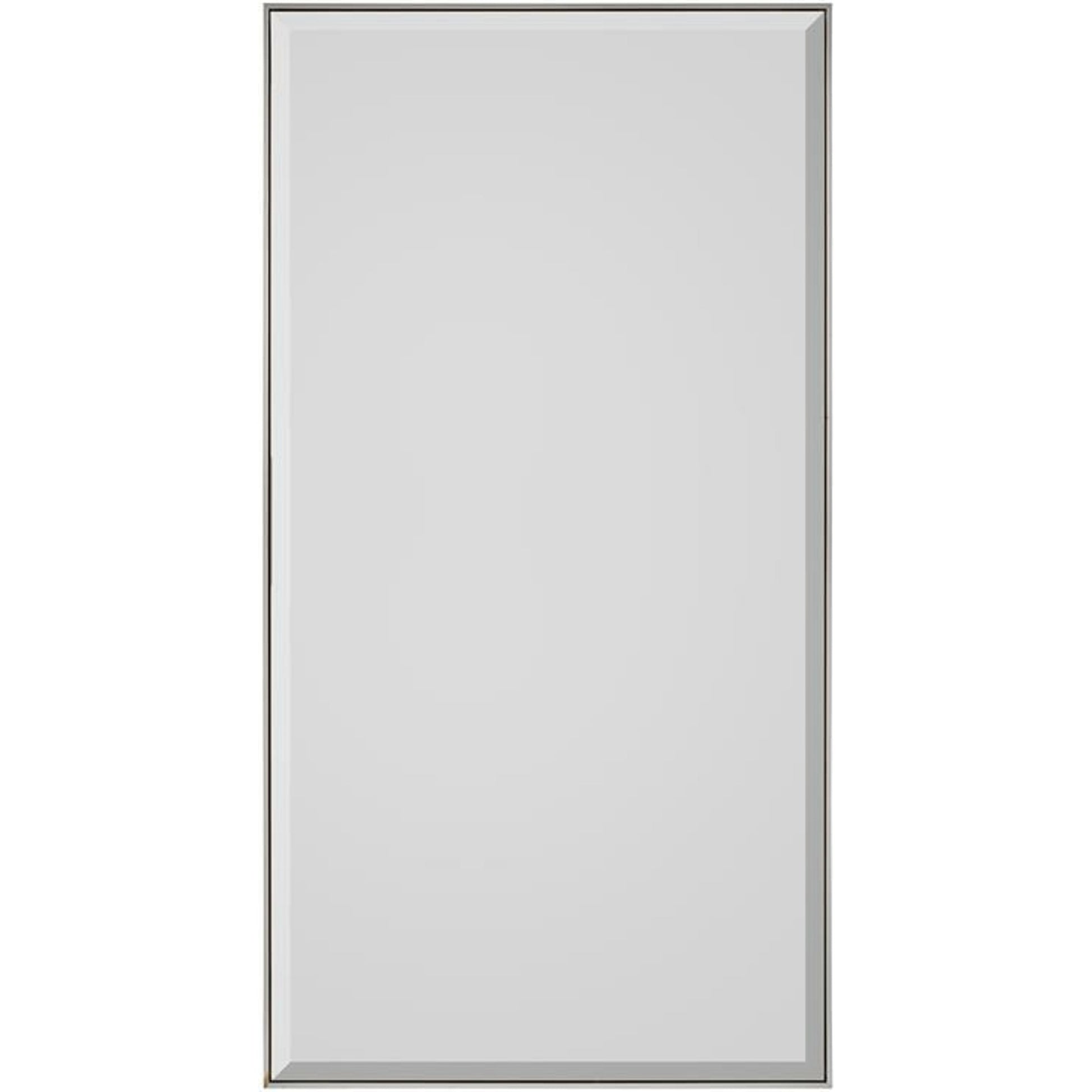 Silver Floater Frame with Bevel Mirror by John-Richard in silver. Made from unique in a modern style.