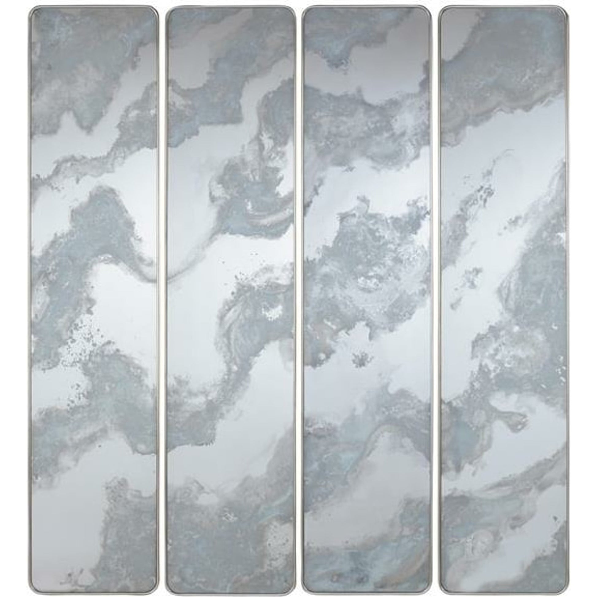 Meuse Mirror Panels (Set of Four) by John-Richard in white. Made from unique in a coastal style.