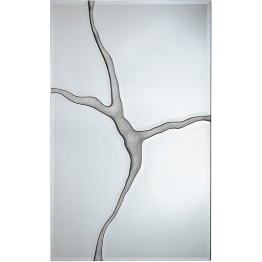 Abisso Mirror by John-Richard in pewter, silver. Made from unique in a modern style.