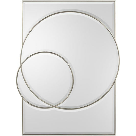 Equinox Mirror in Pewter Silver by John-Richard in pewter, silver. Made from unique in a modern style.