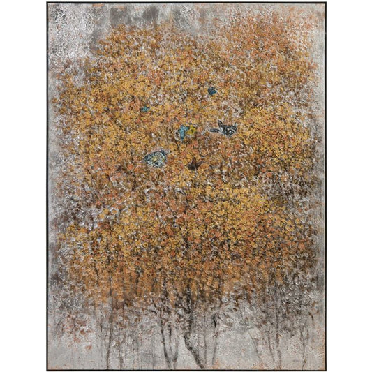 Teng Fei's Gilded Butterflies by John-Richard in silver. Made from wood in a modern style.