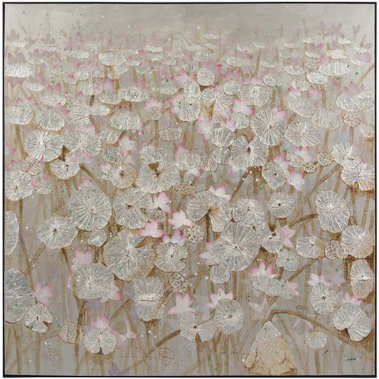 Teng Fei's Silver Lily Pond by John-Richard in black, silver. Made from wood in a modern style.