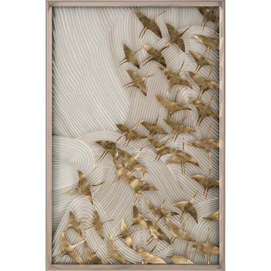 Robat's Birds in Flight by John-Richard in multi. Made from unique in a eclectic & global style.