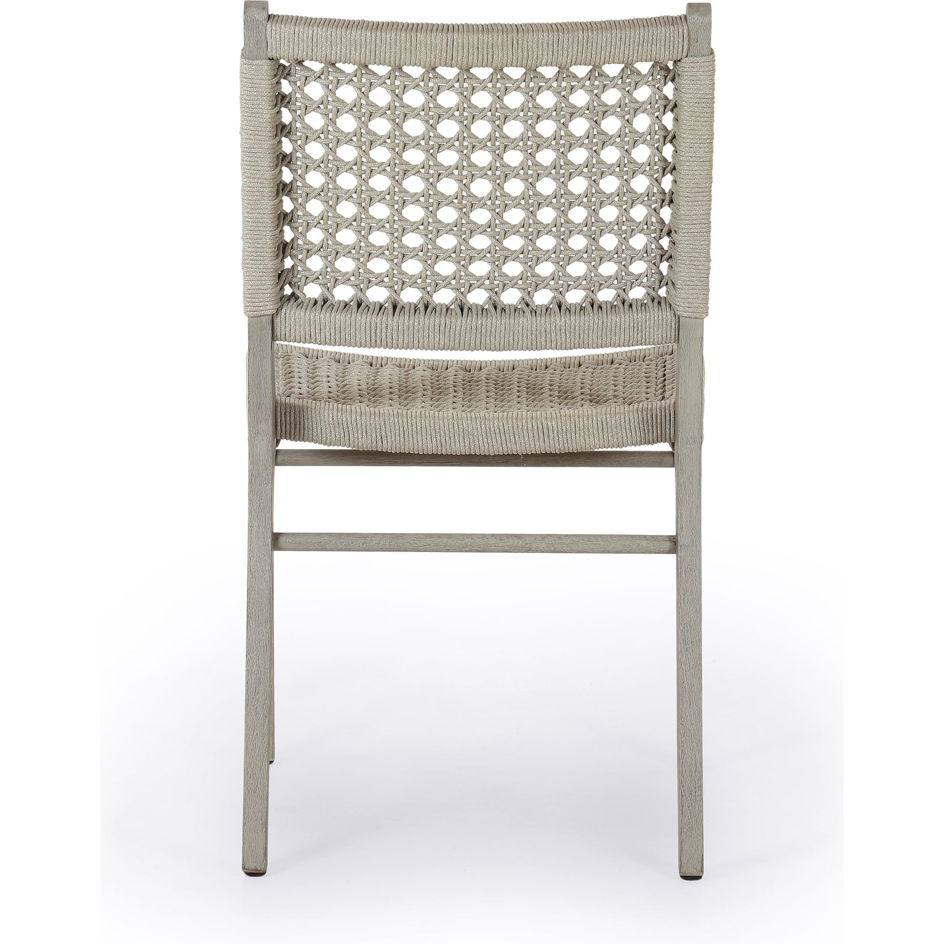 Delmar Outdoor Dining Chair by Four Hands. Made from solid fsc®-certified teak, 100% polypropylene in a cottage & farmhouse style.