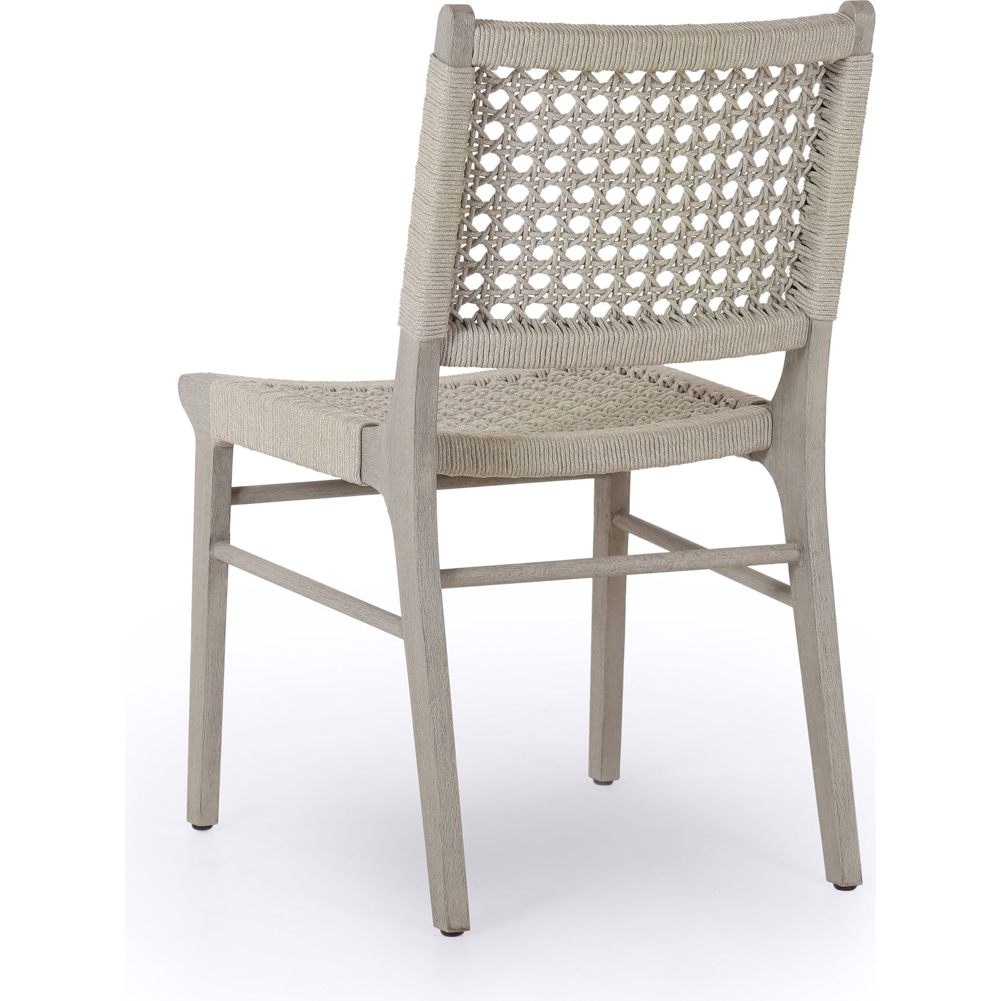 Delmar Outdoor Dining Chair by Four Hands. Made from solid fsc®-certified teak, 100% polypropylene in a cottage & farmhouse style.