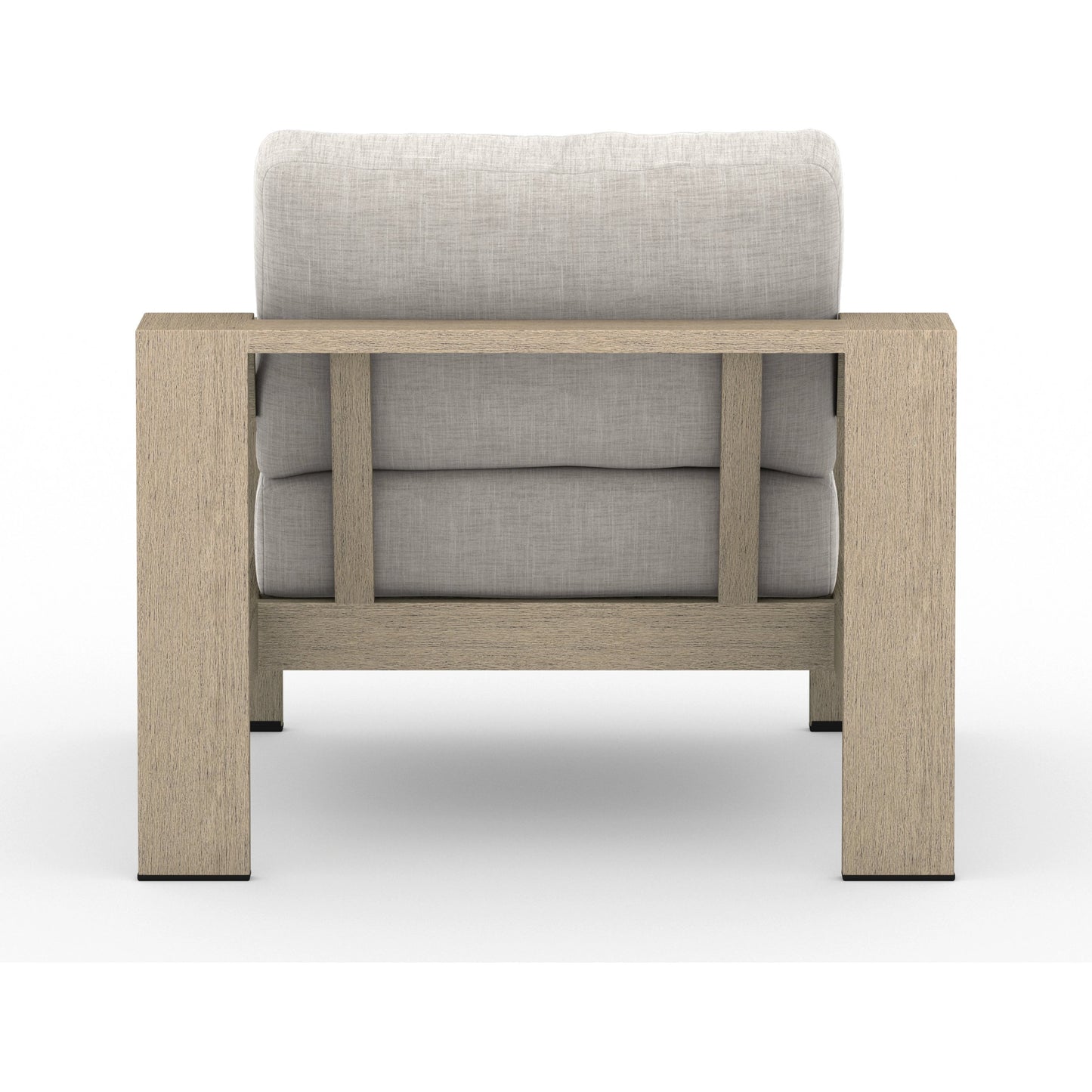 039 SR-712706 | Additional Silo | Monterey Outdoor Chair by Four Hands in stone gray, washed brown. Made from 100% olefin, solid fsc®-certified teak, 59% polyurethane foam, 30% polyester fiber, 11% polyester fiber batting in a coastal style.