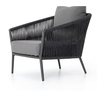 Porto Outdoor Chair by Four Hands. Made from 100% olefin, aluminum, 100% polypropylene in a modern style.