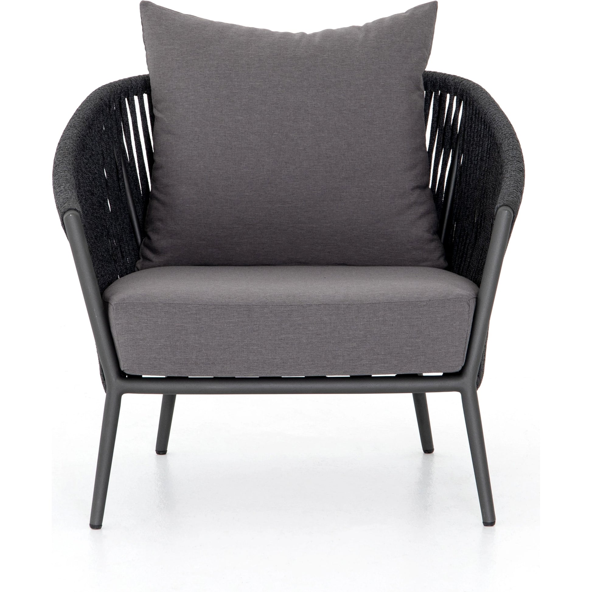 Porto Outdoor Chair by Four Hands. Made from 100% olefin, aluminum, 100% polypropylene in a modern style.