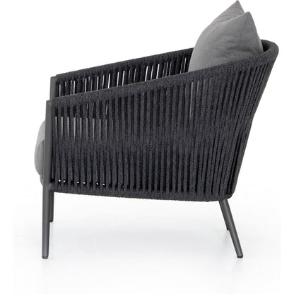 Porto Outdoor Chair by Four Hands. Made from 100% olefin, aluminum, 100% polypropylene in a modern style.