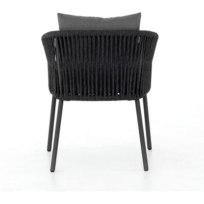 Porto Outdoor Dining Chair by Four Hands. Made from 100% olefin, aluminum, 100% polypropylene in a modern style.
