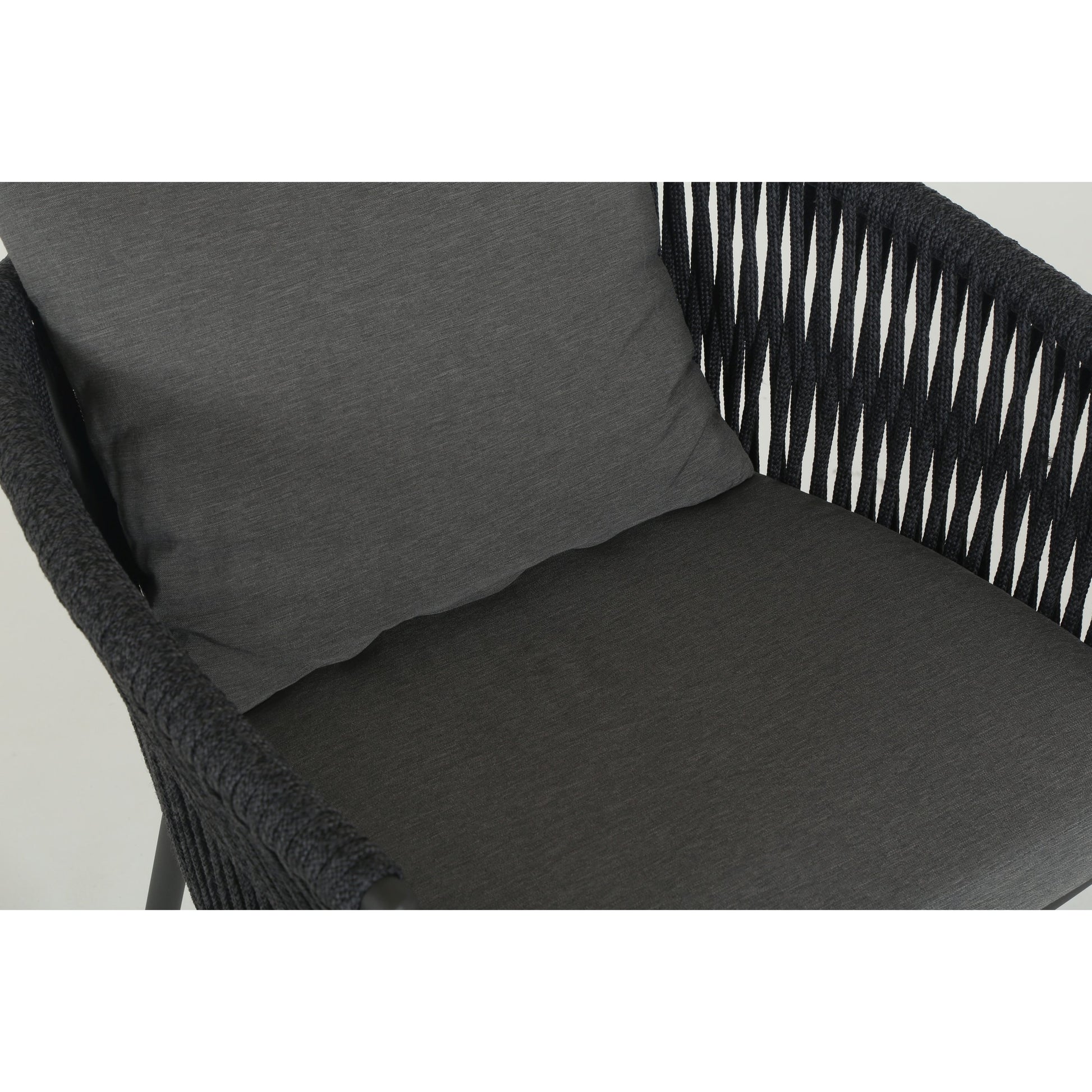 Porto Outdoor Dining Chair by Four Hands. Made from 100% olefin, aluminum, 100% polypropylene in a modern style.