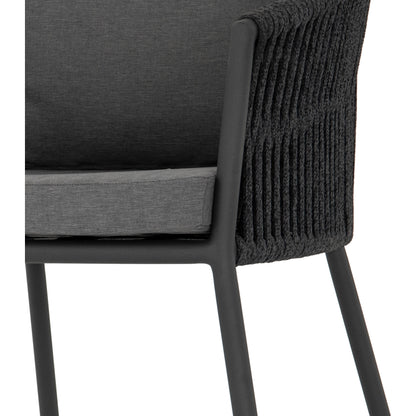 Porto Outdoor Dining Chair by Four Hands. Made from 100% olefin, aluminum, 100% polypropylene in a modern style.