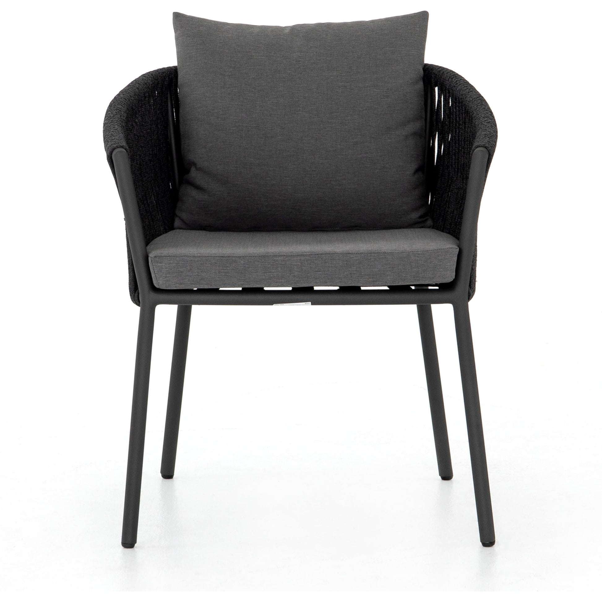 Porto Outdoor Dining Chair by Four Hands. Made from 100% olefin, aluminum, 100% polypropylene in a modern style.