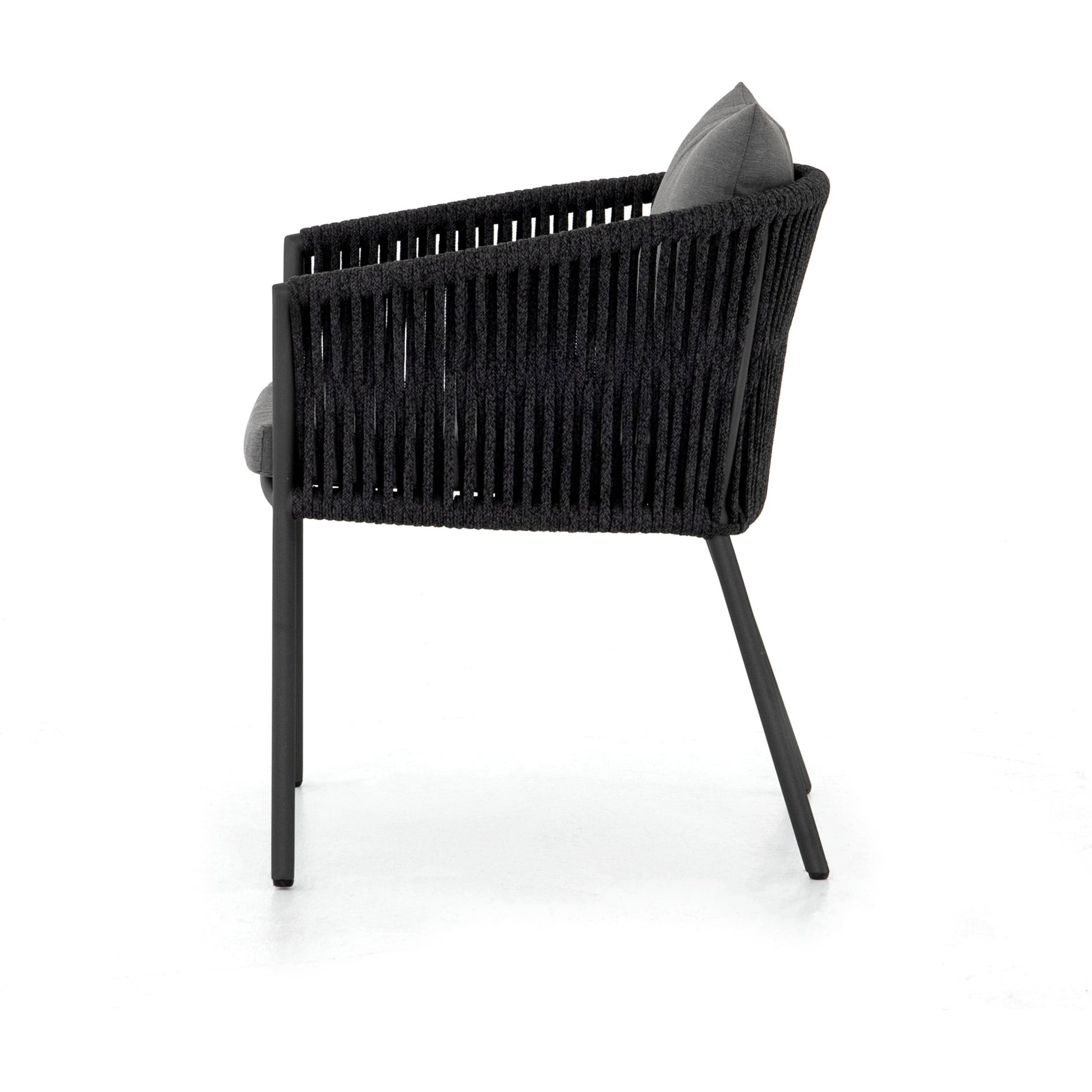 Porto Outdoor Dining Chair by Four Hands. Made from 100% olefin, aluminum, 100% polypropylene in a modern style.