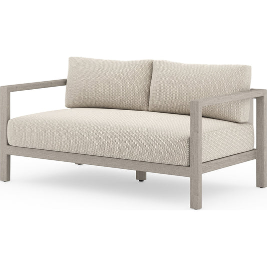 Sonoma Outdoor Sofa by Four Hands. Made from unique in a coastal style.