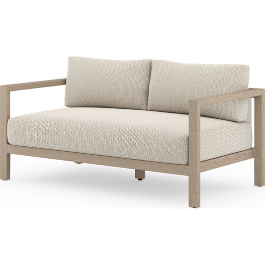 Sonoma Outdoor Sofa by Four Hands. Made from unique in a coastal style.