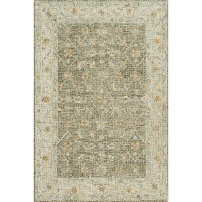 Julian JI-02 Rug by Loloi in taupe, sand. Made from 100% wool in a cottage & farmhouse style.