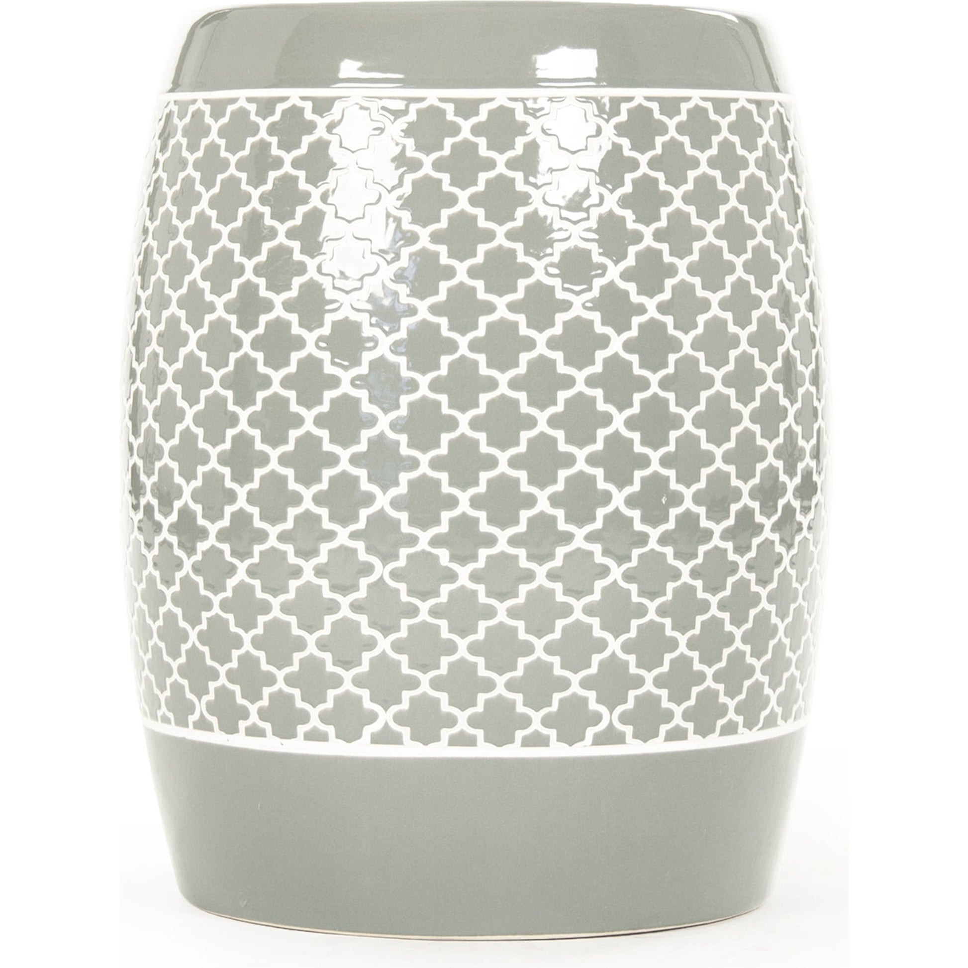 Gable Garden Stool Orange by Zentique in ceramic. Made from ceramic in a modern style.
