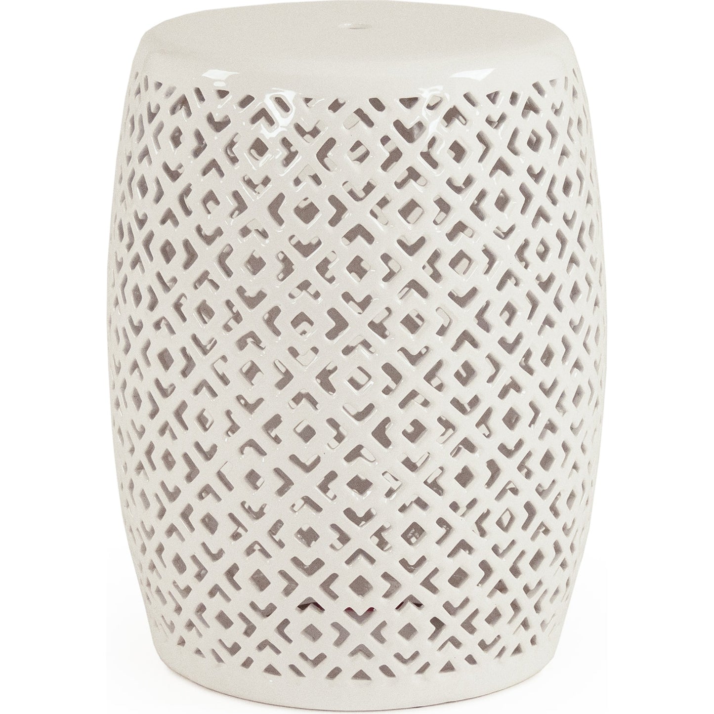 002 SR-900300 | Additional Silo | Lorin Garden Stool White by Zentique in white and ceramic. Made from ceramic in a eclectic & global style.