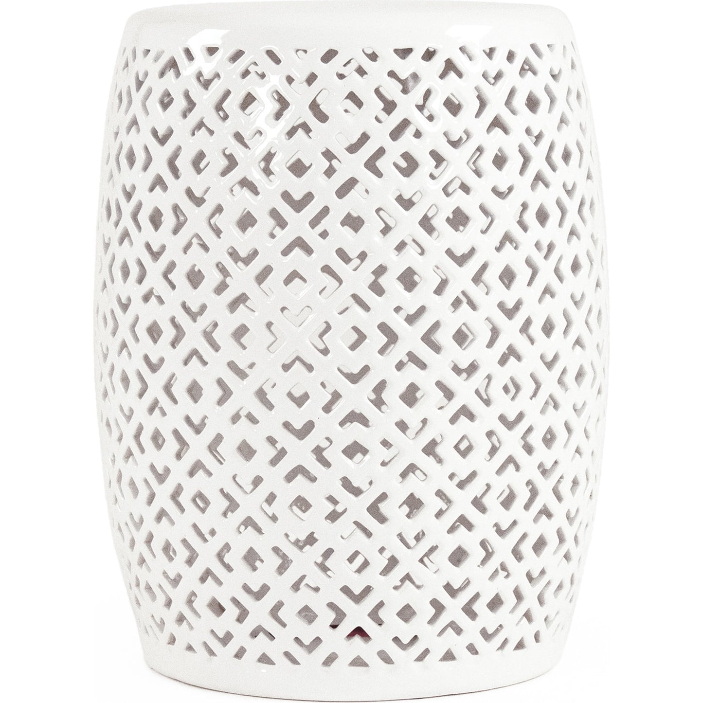 001 SR-900300 | Additional Silo | Lorin Garden Stool White by Zentique in white and ceramic. Made from ceramic in a eclectic & global style.
