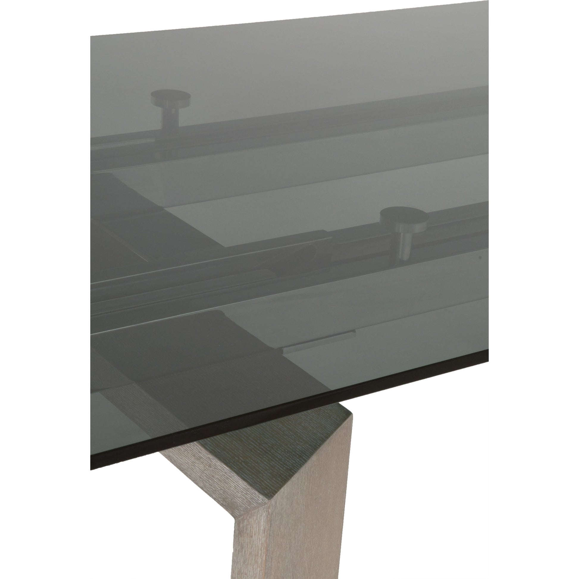 Jett Dining Table by Essentials For Living in natural gray, smoke gray. Made from solid ash, ash veneer, tempered glass in a modern style.