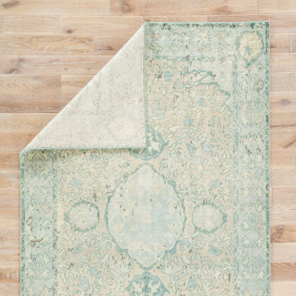 Kai KAI01 Rug by Jaipur Living in pelican, aquatic. Made from 100% wool in a unique style.