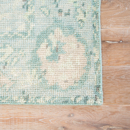 Kai KAI01 Rug by Jaipur Living in pelican, aquatic. Made from 100% wool in a unique style.