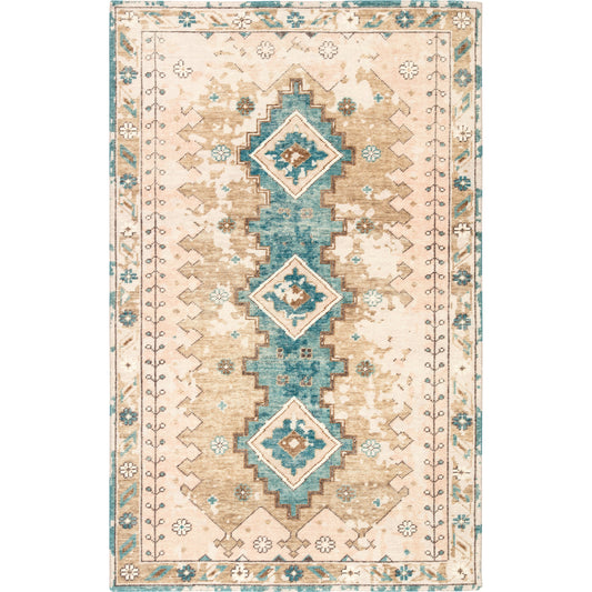 Kai KAI09 Rug by Jaipur Living in pink, blue. Made from 100% wool in a unique style.