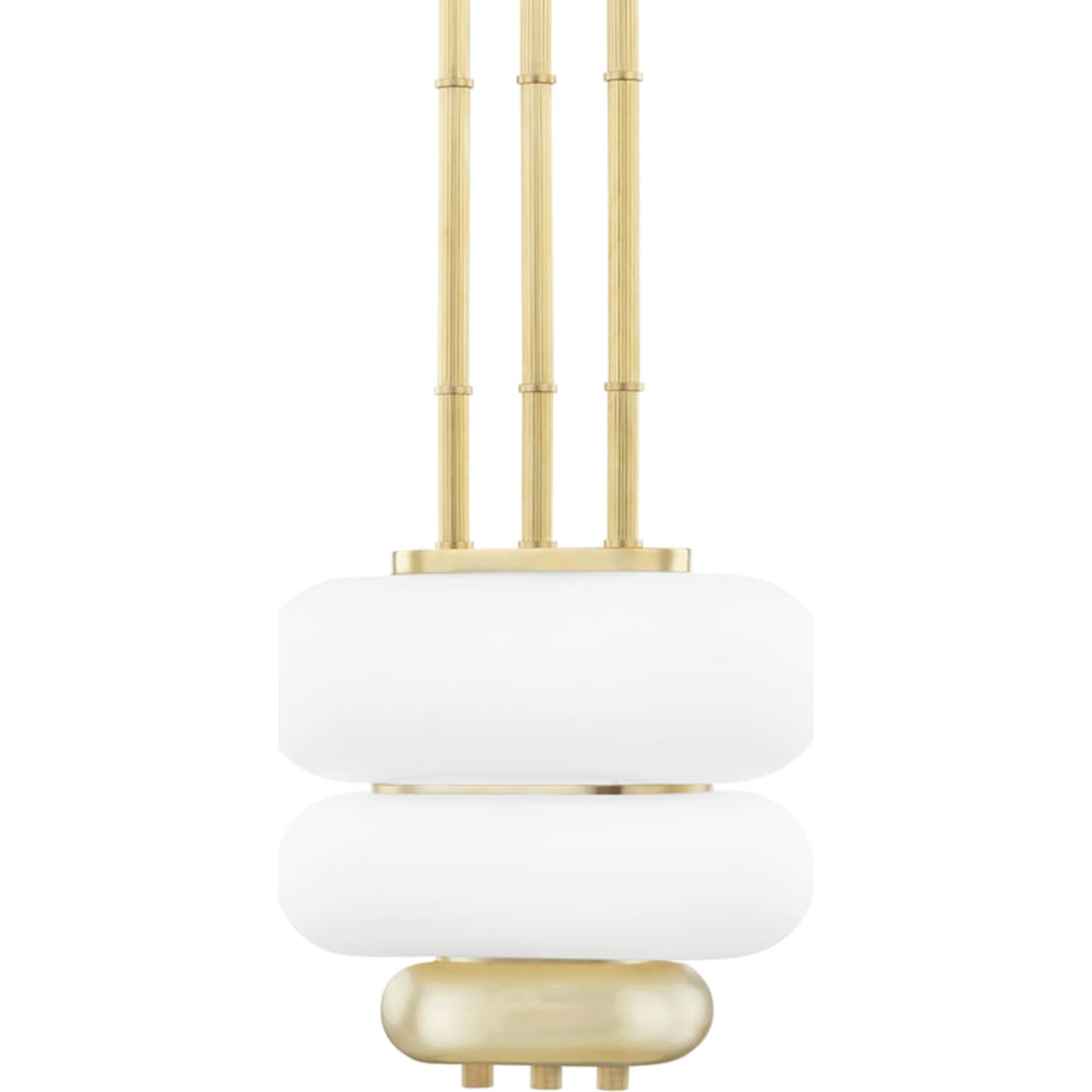 001 SR-860505 | Additional Silo | Palisade I Pendant by Hudson Valley in aged brass. Made from steel in a modern style.