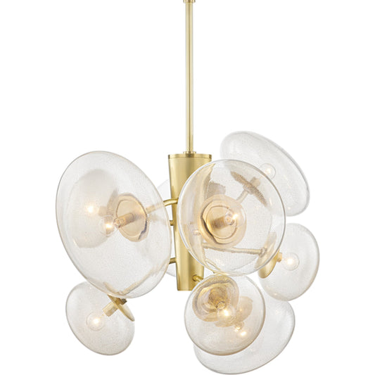 Opera 9 Light Chandelier by Hudson Valley. Made from steel in a modern style.
