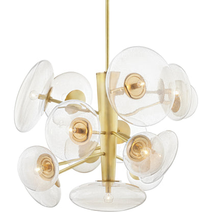 Opera 14 Light Chandelier by Hudson Valley. Made from steel in a modern style.