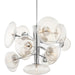 Opera 14 Light Chandelier by Hudson Valley. Made from steel in a modern style.
