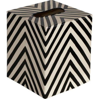 Kleenex Zebra by Worlds Away. Made from metal in a eclectic & global style.