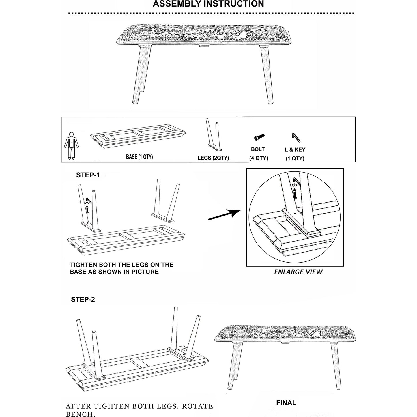 004 SI-1883699 | Additional Silo | Karma - 30223 by Livabliss in multi. Made from cotton, 100% manufactured wood, 100% wood in a eclectic & global style.