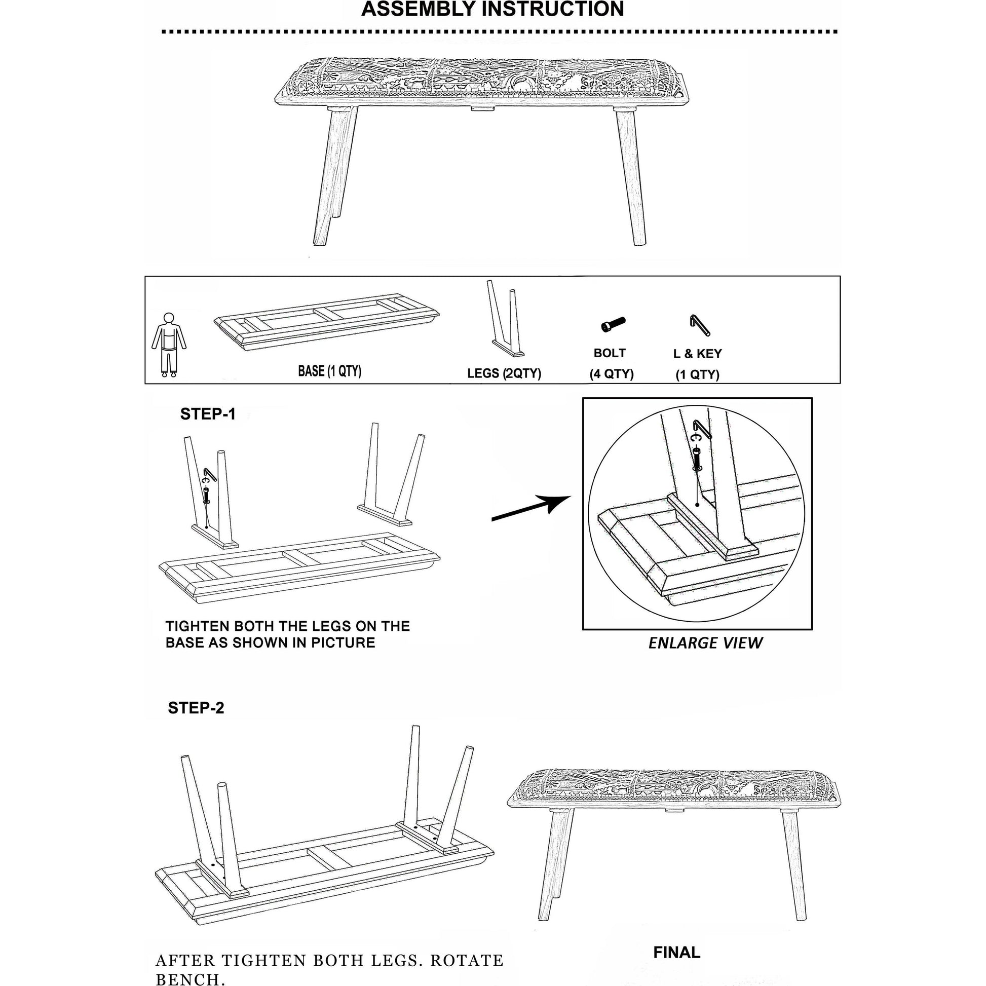 Karma - 30223 by Livabliss in multi. Made from cotton, 100% manufactured wood, 100% wood in a eclectic & global style.