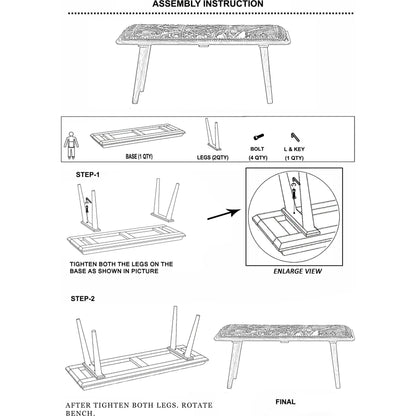 Karma - 30223 by Livabliss in multi. Made from cotton, 100% manufactured wood, 100% wood in a eclectic & global style.