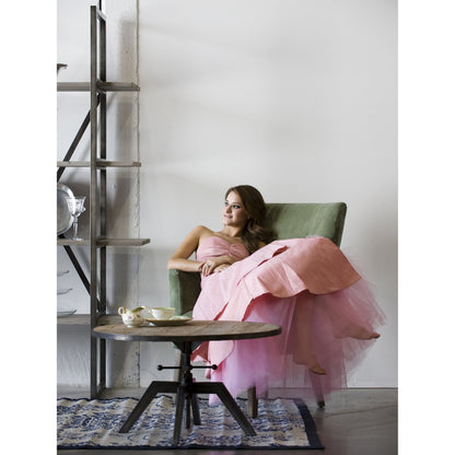 Kenya Cain Rack by LH Imports in salvaged gray. Made from reclaimed pine in a modern style.