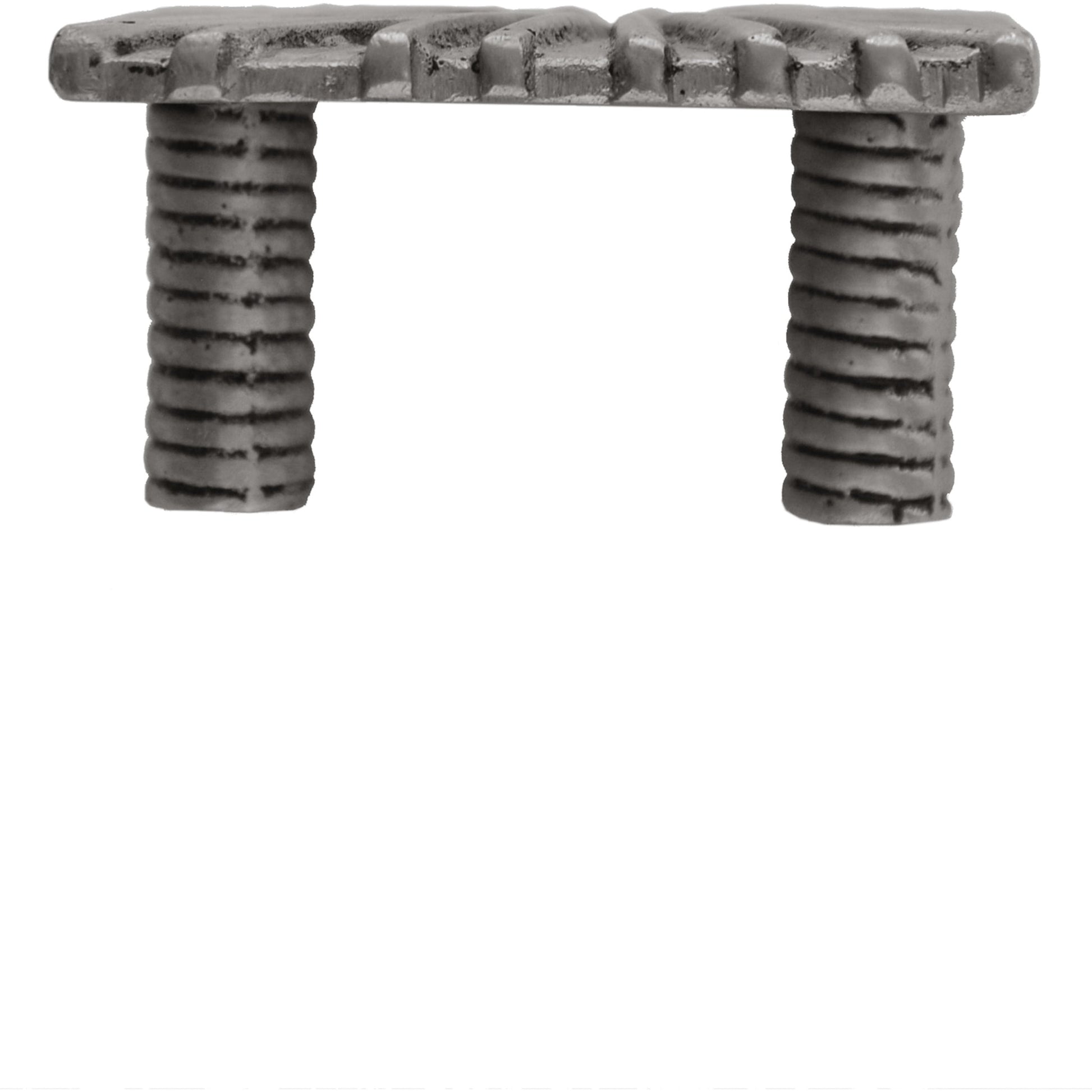 Kurt Knob by Worlds Away in antique silver. Made from resin, metal in a eclectic & global style.