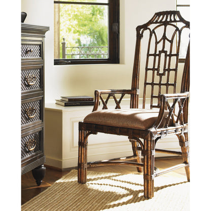 Pacific Rim Arm Chair by Tommy Bahama Home. Made from unique in a coastal style.
