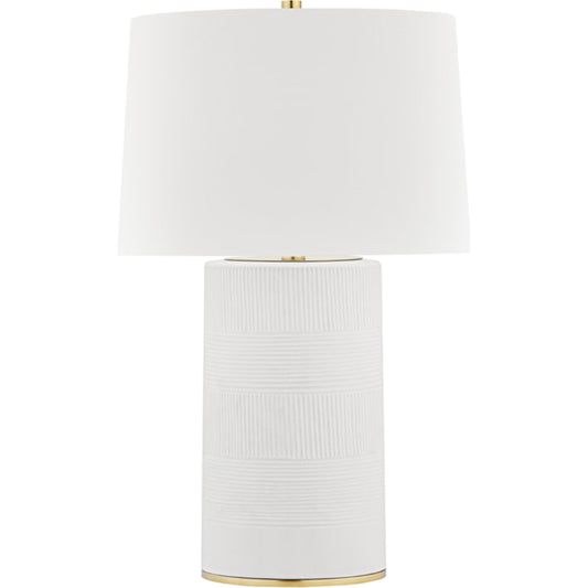 Borneo Table Lamp by Hudson Valley. Made from ceramic in a modern style.