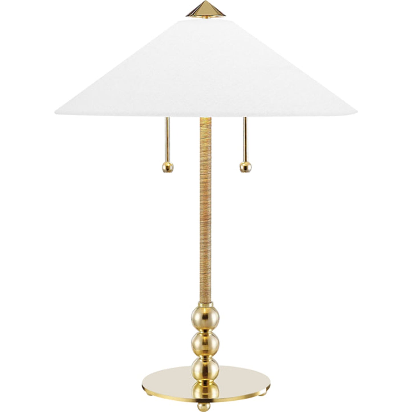 001 SR-762863 | Primary Silo | Flare Table Lamp by Hudson Valley in aged brass. Made from brass in a transitional style.