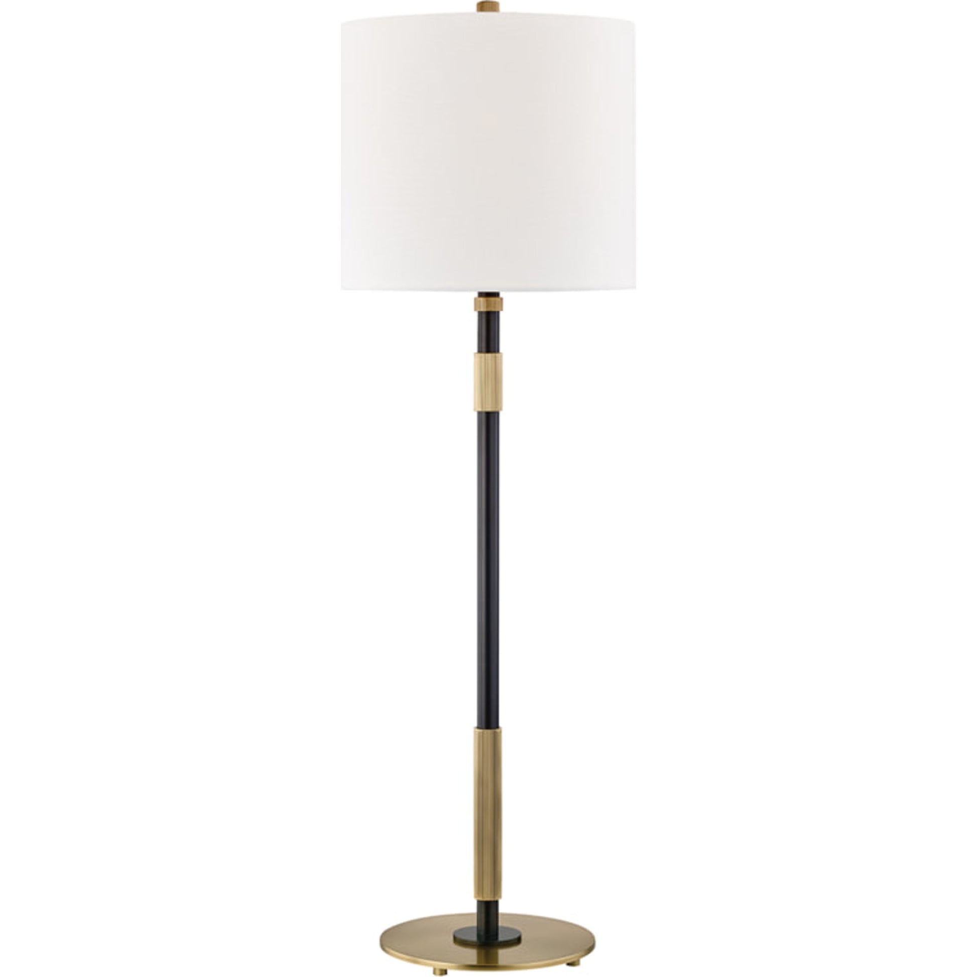 Bowery Stick Table Lamp by Hudson Valley in aged old bronze. Made from brass in a modern style.