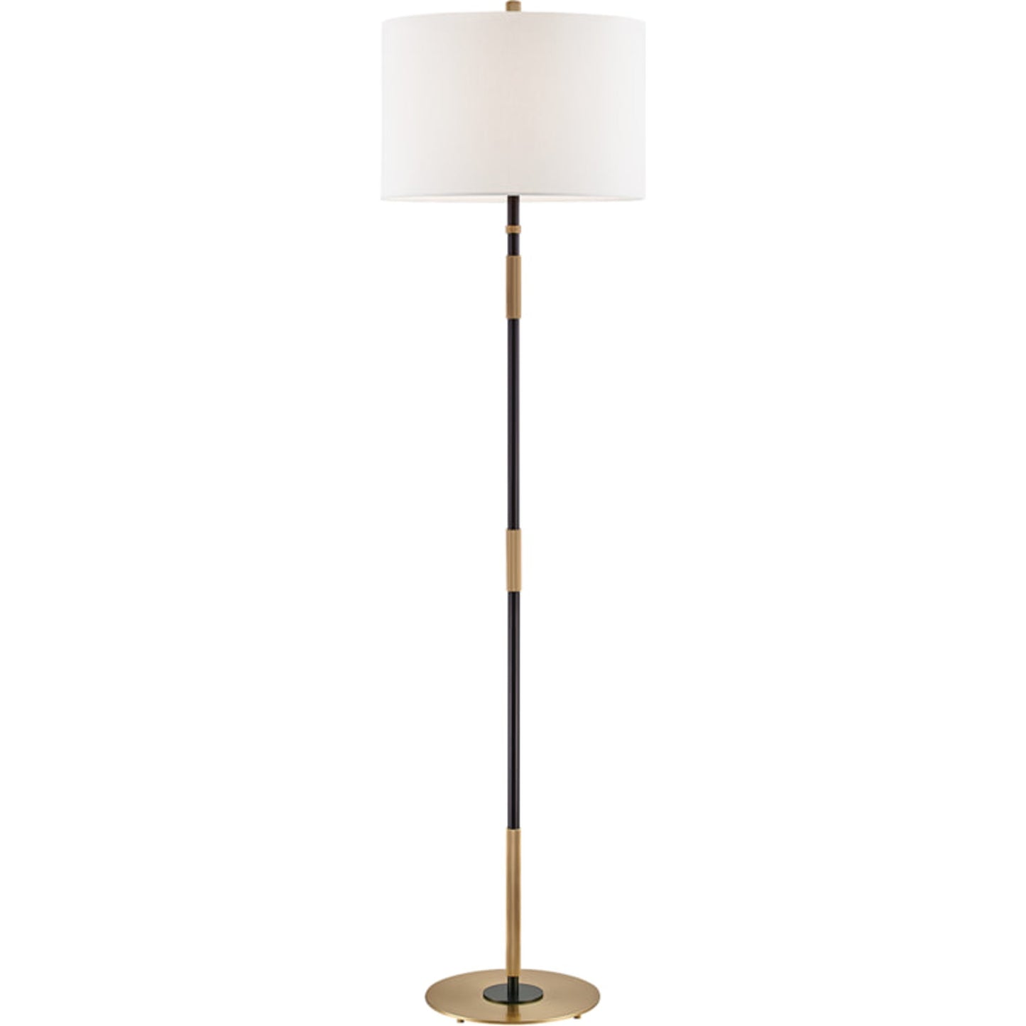 001 SR-762689 | Primary Silo | Bowery Floor Lamp by Hudson Valley. Made from brass in a modern style.