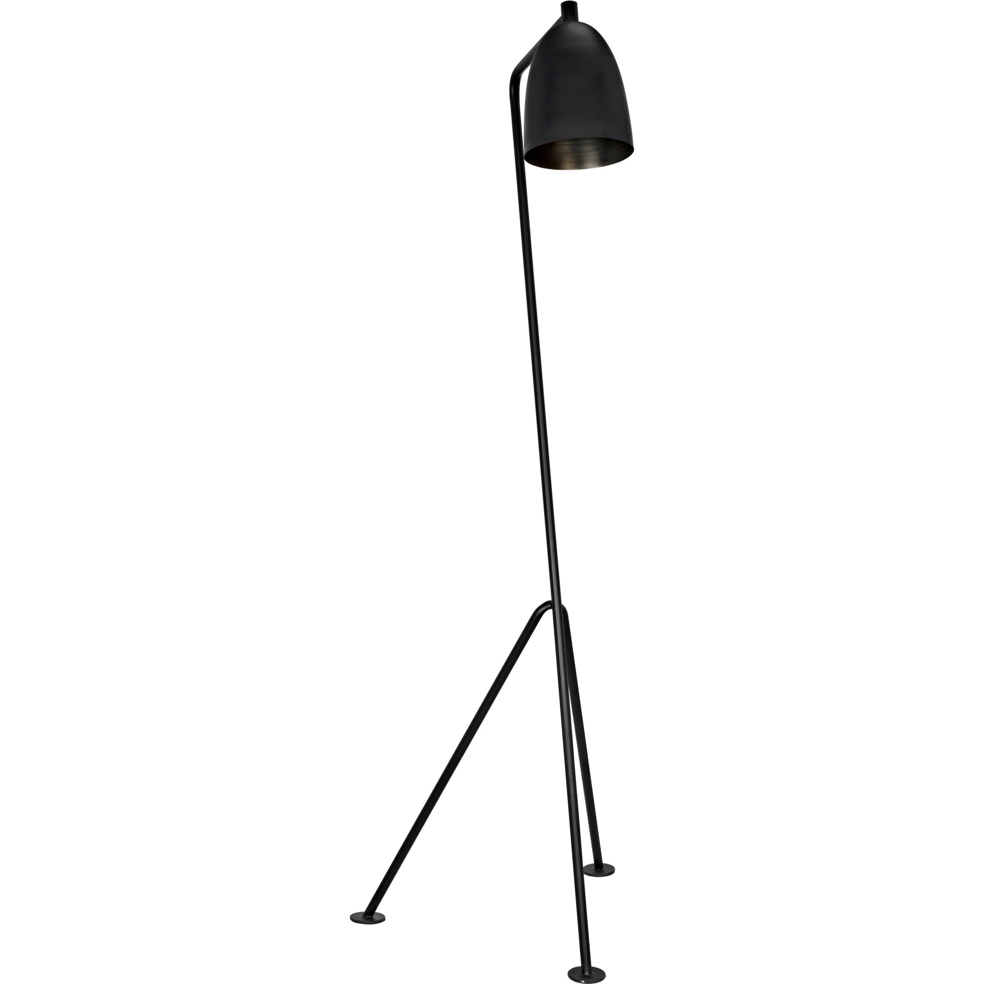 Asti Floor Lamp by Noir in metal. Made from metal in a modern style.