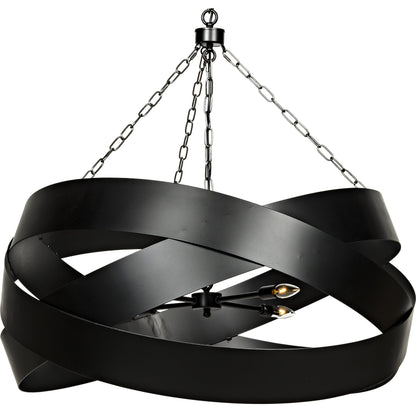 Orion Pendent by Noir in antique brass. Made from metal in a modern style.