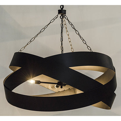 Orion Pendent by Noir in antique brass. Made from metal in a modern style.