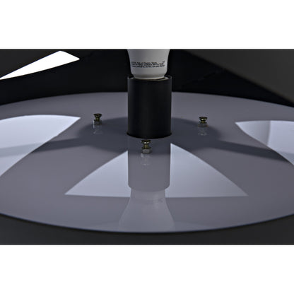 Orion Floor Lamp by Noir in matte black. Made from metal, stone in a transitional style.