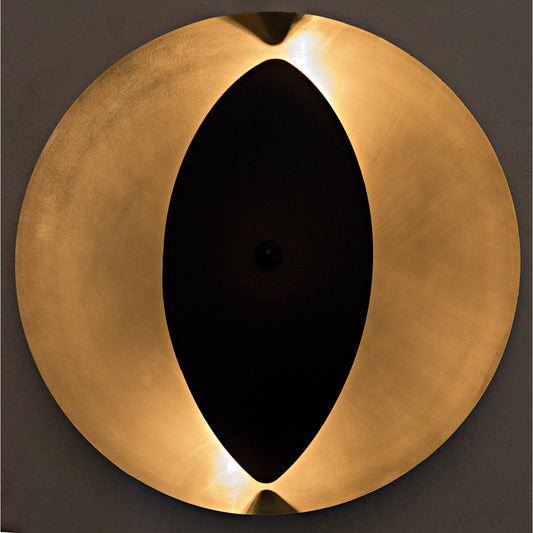 Bengal Sconce by Noir in brass. Made from metal in a eclectic & global style.