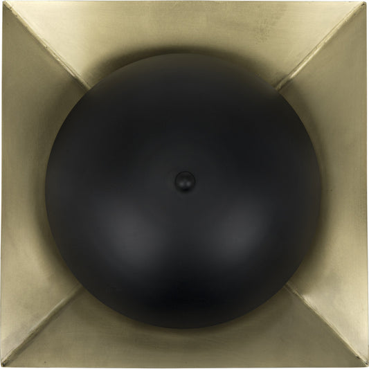 Agila Sconce by Noir in brass. Made from metal in a modern style.