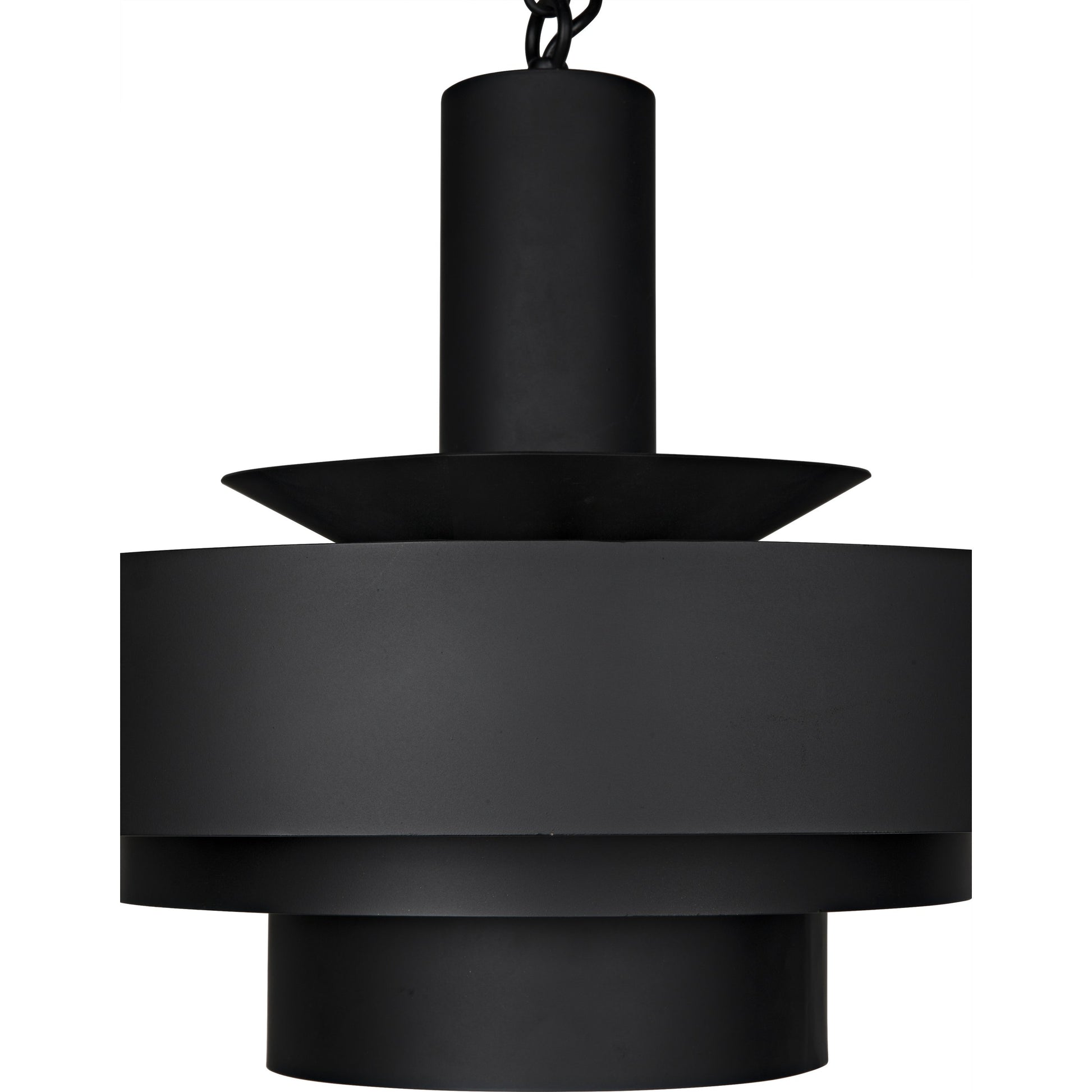 Parlor Pendant by Noir in black metal. Made from metal in a modern style.